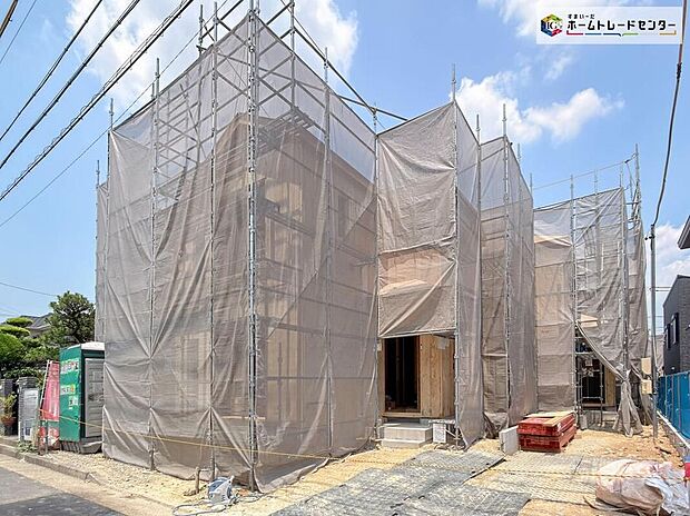完成に向けて現在建築工事中です☆土日・平日を問わず毎日モデルハウスにて物件説明会を開催中☆お気軽にお問い合わせ下さい☆