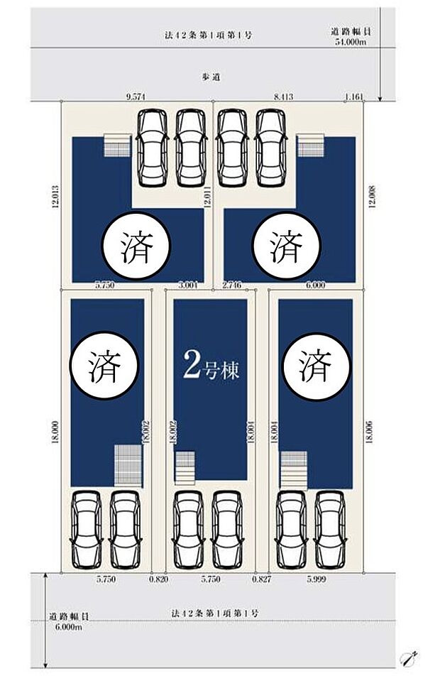1号棟 ご成約済み
2号棟 4,380万円
3号棟 ご成約済み
4号棟 ご成約済み
5号棟 ご成約済み