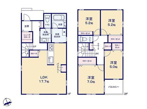 AVATIA 天白区植田西8期 全2棟 1号地