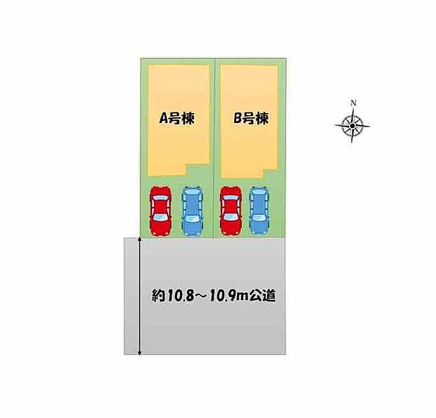 A号棟 3,690万円
B号棟 3,590万円