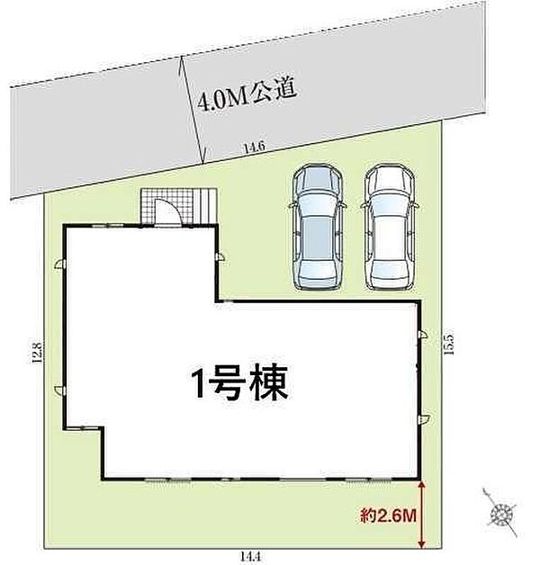 【全体区画図】１号棟　３６９９．５万円