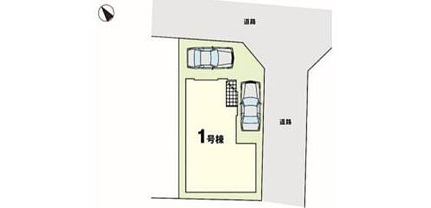 【全体区画図】１号棟　３，１９９万円

