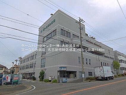 なるみ会第一なるみ病院 1140m(徒歩15分)