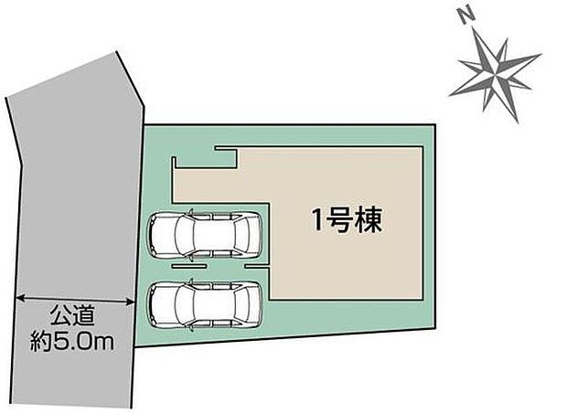 【全体区画図】1号棟 4,790万円