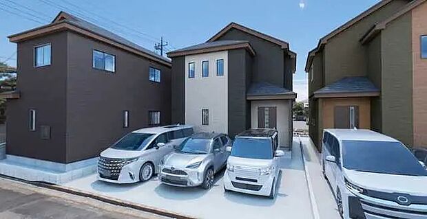 完成予想パースです(同社施工の完成物件・モデルハウスがご見学できます)