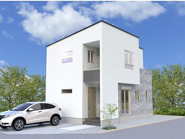完成予想パースです(同社施工の完成物件・モデルハウスがご見学できます)