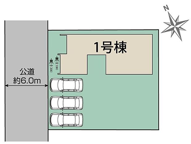 敷地面積:215.45m2 接道:西側6.0m(公道)