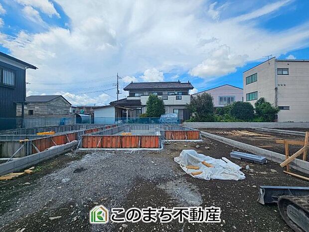 建築中現地写真(同社施工の完成物件・モデルハウスがご見学できます)