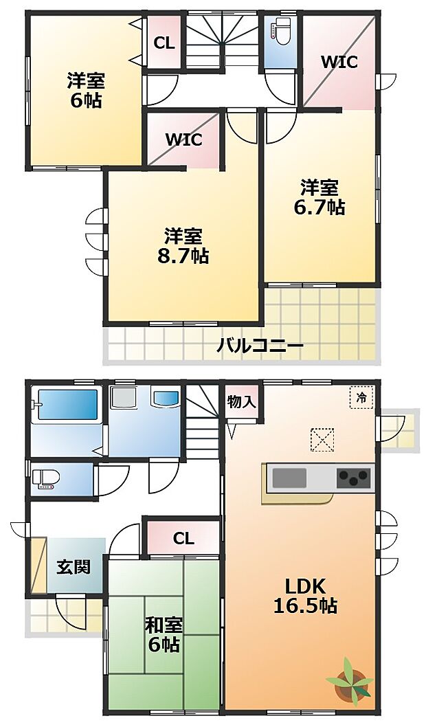 【4LDK】【土地+建物+外構】すべてコミ♪頭金なしでご購入可能♪ マイカーやショッピングローンも「おまとめローン」がご利用できます。 毎月の支出がぐっと抑えられ、子育てや貯金、日々のお買い物に余裕が持てます。