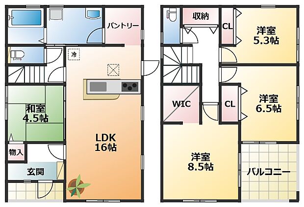 【4LDK】【土地+建物+外構】すべてコミ♪頭金なしでご購入可能♪ マイカーやショッピングローンも「おまとめローン」がご利用できます。 毎月の支出がぐっと抑えられ、子育てや貯金、日々のお買い物に余裕が持てます。