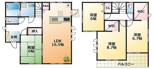 【4LDK】【土地+建物+外構】すべてコミ♪頭金なしでご購入可能♪ マイカーやショッピングローンも「おまとめローン」がご利用できます。 毎月の支出がぐっと抑えられ、子育てや貯金、日々のお買い物に余裕が持てます。
