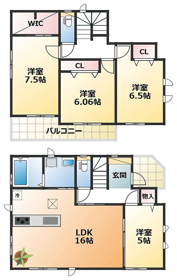 【4LDK】【土地+建物+外構】すべてコミ♪頭金なしでご購入可能♪ マイカーやショッピングローンも「おまとめローン」がご利用できます。 毎月の支出がぐっと抑えられ、子育てや貯金、日々のお買い物に余裕が持てます。