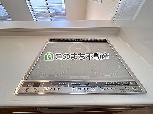 【キッチン】IHクッキングヒーターで調理もお掃除も楽々です♪