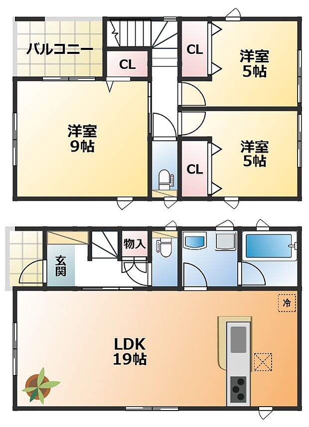 【3LDK】【土地+建物+外構】すべてコミ♪頭金なしでご購入可能♪ マイカーやショッピングローンも「おまとめローン」がご利用できます。 毎月の支出がぐっと抑えられ、子育てや貯金、日々のお買い物に余裕が持てます。
