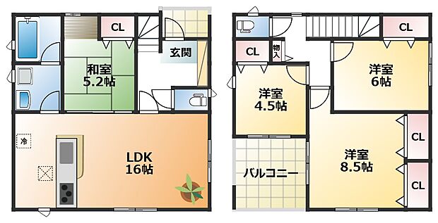 【4LDK】【土地+建物+外構】すべてコミ♪頭金なしでご購入可能♪ マイカーやショッピングローンも「おまとめローン」がご利用できます。 毎月の支出がぐっと抑えられ、子育てや貯金、日々のお買い物に余裕が持てます。