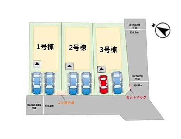 配置図（2号棟）
