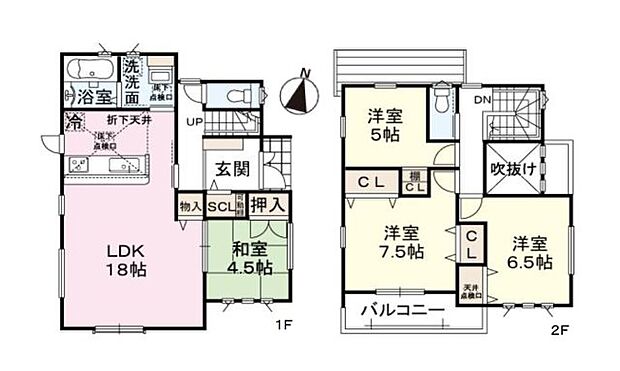 全居室収納付きで便利です。