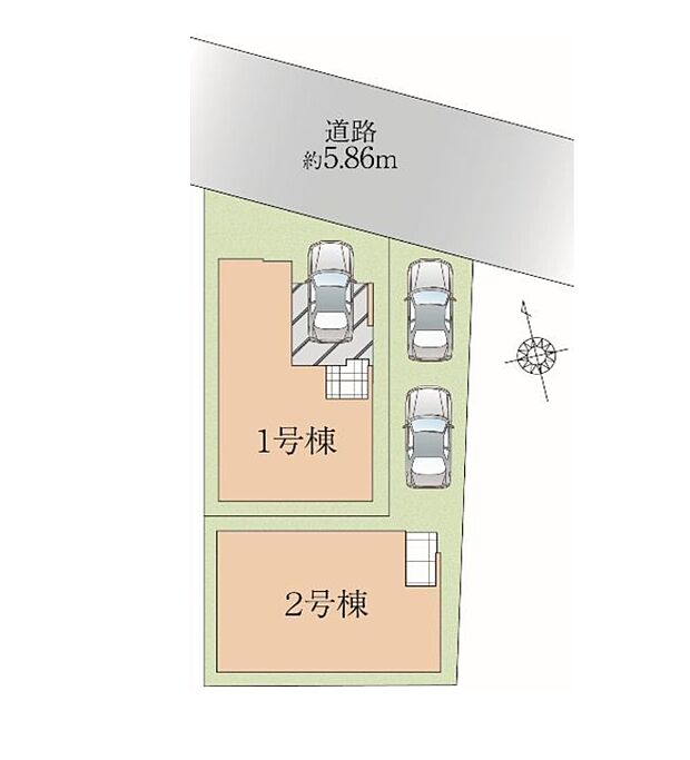 配置図(2号棟)