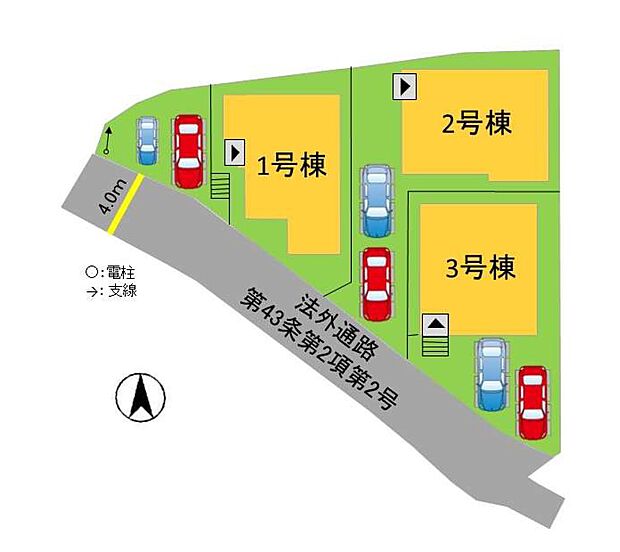 配置図(1号棟)