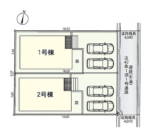 配置図(1号棟)