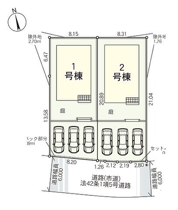 配置図(1号棟)