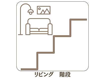 リビング階段