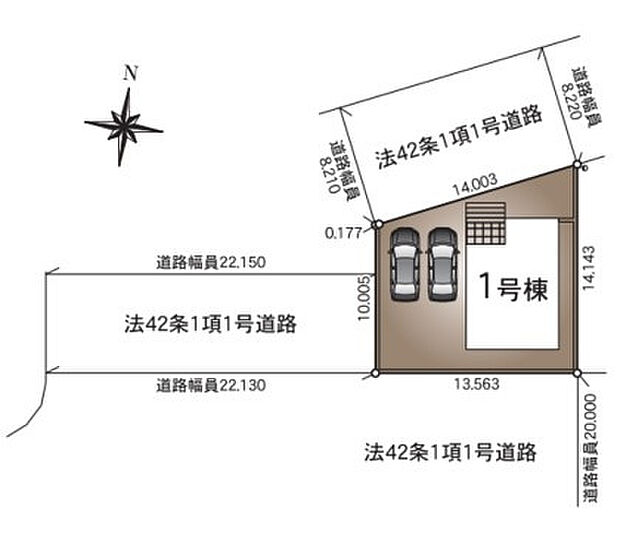 【区画図】全1棟