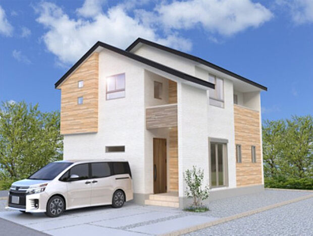 完成予想パース(同社施工完成物件・モデルハウスがご見学いただけます)
