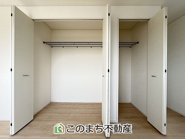 【収納】各居室に収納付で住みやすさにこだわっています♪