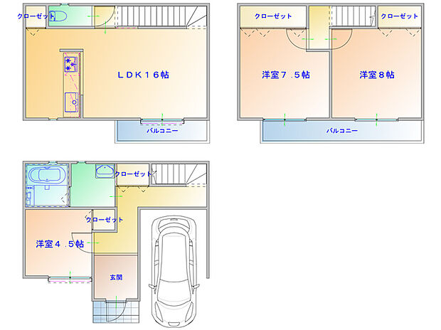 【プラン図】(建物面積100m2、建物価格1770万円)
