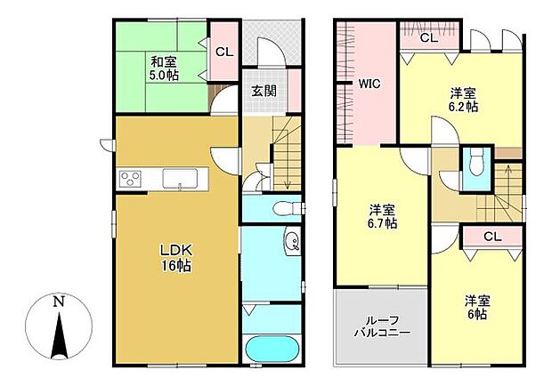 【4LDK】新築一戸建て全2棟、2,880万円～2,980万円で販売中！4LDKのゆとりある間取りに、オール電化を採用した快適な住まいです。耐震性にも配慮され、長期優良住宅にも認定。家族が安心して長く暮らせる、性能と快適性を兼ね備えた住まいです。ぜひ現地で実際の魅力をご体感ください。