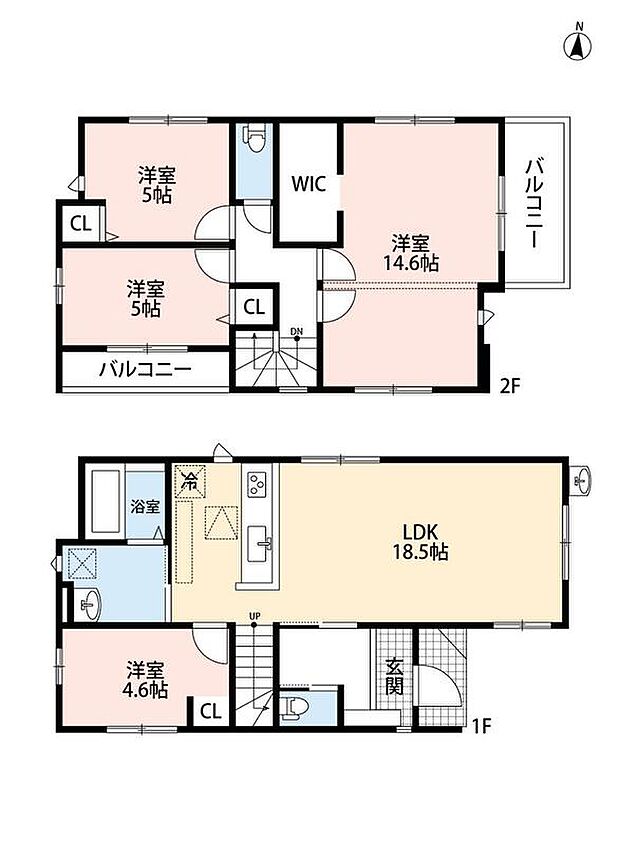 (2号棟)、価格5599万円、4LDK、土地面積141.59m2、建物面積108.62m2