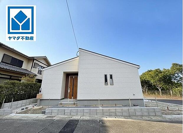開放感あふれる角地に平屋4LDKが完成します♪
土地面積223.17m2（約67坪）のゆとりある敷地☆