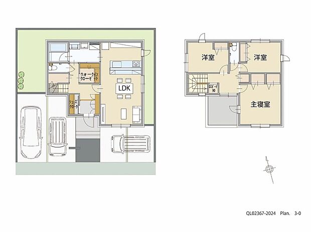 【【区画4】】玄関から直接2階へ上がれる階段配置を採用。来客時も気兼ねなく、家族のプライベートを保てる3LDK。
建物タイプ: i-smartII
延床面積:100.95m2(30.53坪)
建物本体価格(参考):2,511万円(税込)
※参考価格は建物本体価格(概算)です。
オプション、各種申請、付帯・屋外工事、地盤改良、特別運搬・太陽光発電システム・外構等の費用(800万円~)は含まれません。
ご要望に応じ変動しますので、詳細は担当スタッフまでご相談ください。
他プランでも建築可能です。