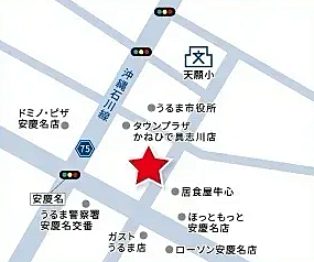 合同会社ヒロ商事 ハウスドゥ うるまみどり町の周辺地図