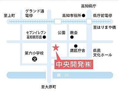 中央開発株式会社の周辺地図