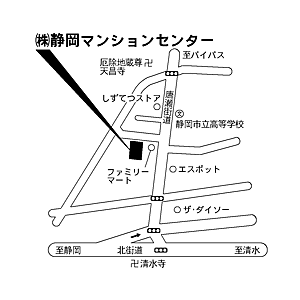 株式会社静岡マンションセンターの周辺地図
