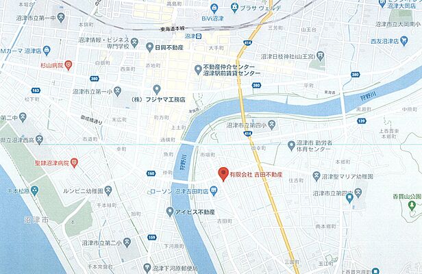 有限会社吉田不動産の周辺地図