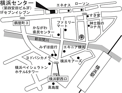 大成有楽不動産販売株式会社 横浜センターの周辺地図