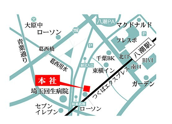 シャーメゾンショップ エンクル株式会社の周辺地図