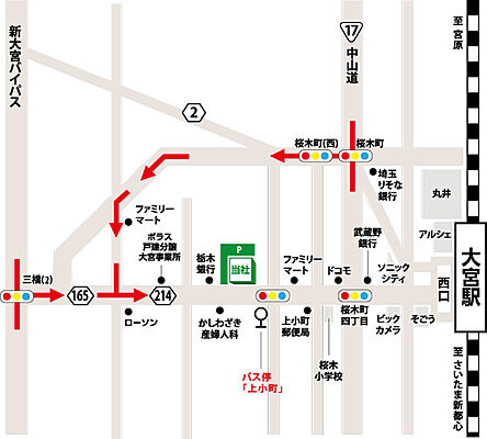 ポラスグループ 株式会社中央住宅 ポラス住まいの情報館 大宮営業所の周辺地図