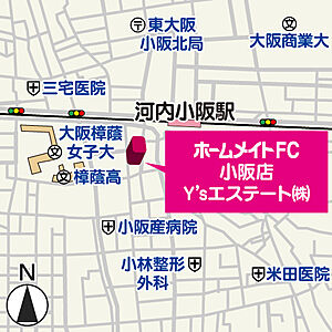 シャーメゾンショップ Y’sエステート株式会社の周辺地図