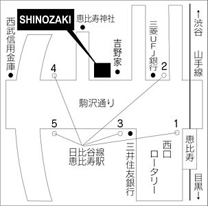 株式会社篠崎総合店舗センターの周辺地図