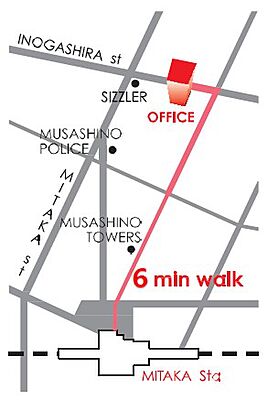 株式会社i LAND CASAの周辺地図