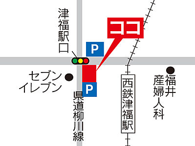 株式会社駅前不動産 西鉄津福店の周辺地図