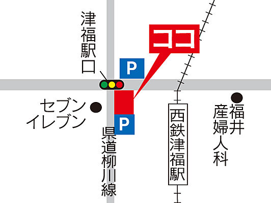 株式会社駅前不動産 西鉄津福店の周辺地図