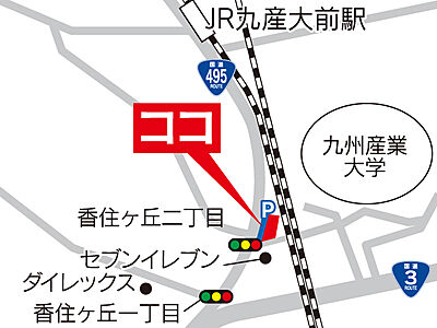 株式会社駅前不動産 九産大前店の周辺地図