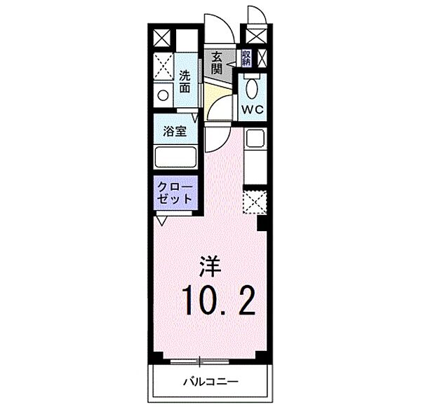 ロイヤルパーク ｜大阪府大阪市東住吉区東田辺３丁目(賃貸マンション1R・2階・27.25㎡)の写真 その2