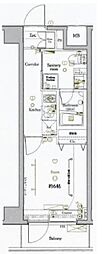 ステージグランデ新桜台 1Kの間取図画像
