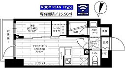 グランドコンシェルジュ三宿アジールコート 1階1DKの間取り